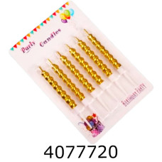 Набір свічки в торт 6 шт