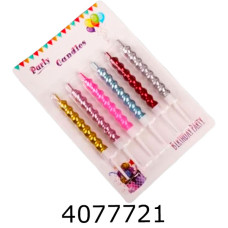 Набір свічки в торт 6 шт