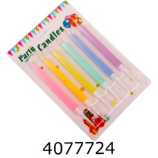 Набір свічки в торт 6 шт