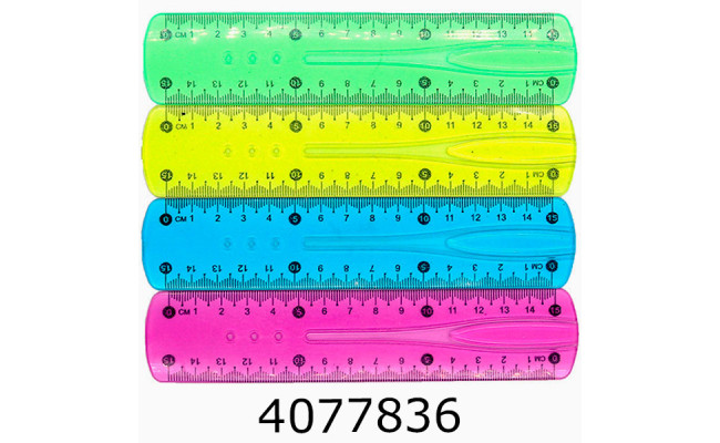 Лінійка пласт. 15см Josef Otten силіконова мікс (50) 110432_IMG