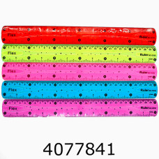Лінійка пласт. 30см Josef Otten силіконова мікс 4 (24) 110432_30