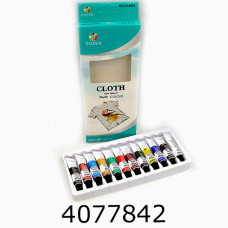 Фарби для текстилю Dozen 12 кол.*6мл.  (12) 0674DSCN