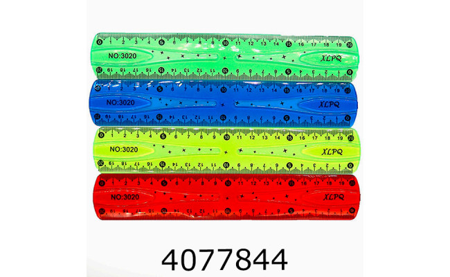 Лінійка пласт. 20см Josef Otten силіконова мікс 4 (24) 10432_20