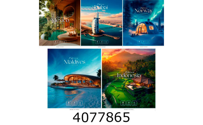 Зошит шк. 36 арк. кл. Школярик УФ-лак 