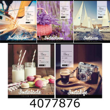 Зошит шк. 96 арк. лін. Школярик Star УФ лак 