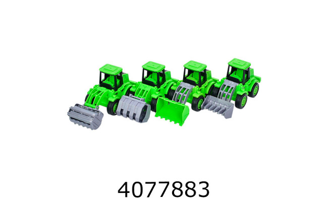 Будтехніка в дисплеї. рухомі деталі  4 видів 13см (12/288) YM-F20