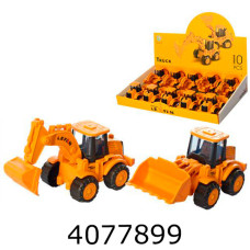 Трактор інерц. в дисплей-боксі Будтехніка  13см (40*27*7см (10/90) 168--51B