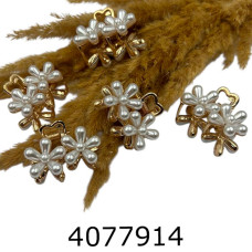 Крабик для волосся 2см 6 шт в кульку перлинка мал. ціна за 6 шт ВВ-3424/1