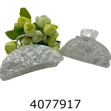 Крабик для волосся 8 см 6шт в кульку дуга перламутр ціна за 6 шт BB3801