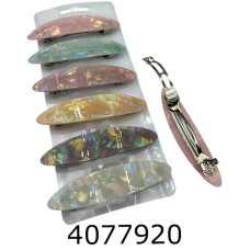 Заколка автомат перламутр ціна за 6 шт (12) bb3807