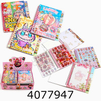 Блокнот дитячий з наліпками румбокс Лабубу (24) vdd k0141