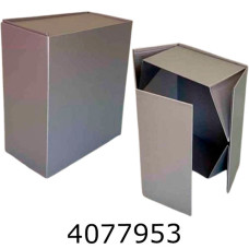 Коробка карт. для подарунків Трансформер срібло 2148