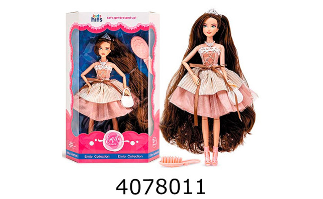 Лялька Барбі Emily в коробці на шарнірах + аксесуари 29см (24) KH23/008