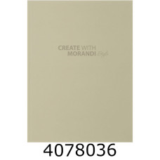 Блокнот А5 80 арк. тв. лам. обкл. кл. офсет крем. Buromax 