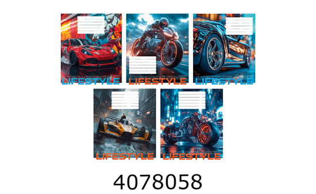 Зошит шк. 18 арк. лін. Школярик ВД-лак 