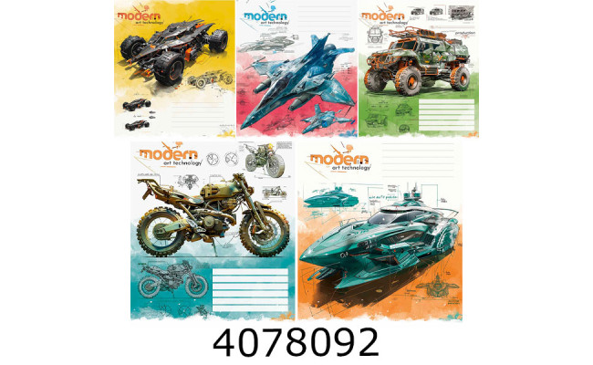 Зошит шк. 18 арк. лін. Школярик ВД-лак 