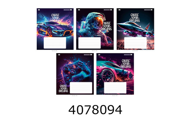 Зошит шк. 18 арк. лін. Школярик ВД-лак 