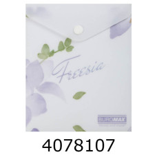 Папка конверт на кнопці A6 Buromax ARABESKI мат. пластик бузковий (12) BM.3922-26 Папка конверт на кнопці A6 Buromax ARABESKI мат. пластик бузковий (12) BM.3922-26