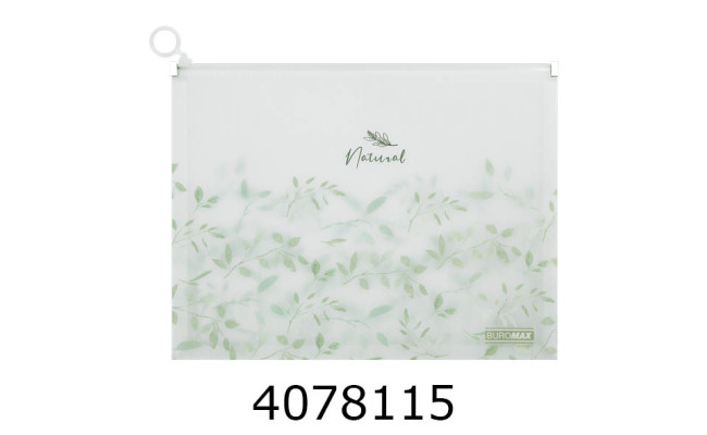 Папка конверт на zip-блискавці А4 Buromax ARABESKI білий (24) BM.3975-12