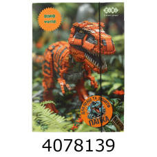 Папка для ручної праці та зошитів на гумках А4 (225x316мм) DINO KIDS Line (5) ZB.14940-11
