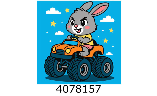 Картина по номерам 25*25см 