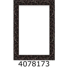 Фоторамка пластик 21*30/19 SA (тисн. абстр. чорна з сірим з ніжкою)(40) 1913L-551