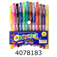 Ручка гелева в наборі 12шт. з перламутром 22650-12 74-4 Імп (12/192) 023167Л Ручка гелева в наборі 12шт. з перламутром 22650-12 74-4 Імп (12/192) 023167Л