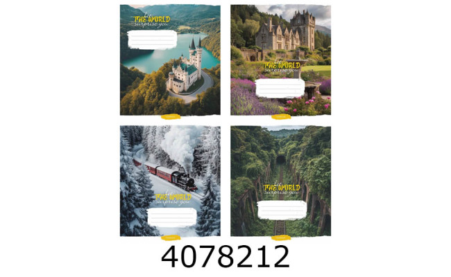 Зошит шк. 96 арк. лін. Школярик ВД-лак 