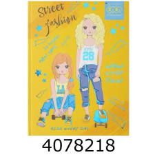 Блокнот А5 64 арк. тв. обкл. кл.  KIDS Line 