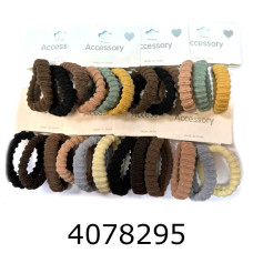 Резинка для волосся ціна за 36 шт12*3 шт на планшетц 5 см темні велюр