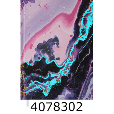 Щоденник А5 недат. Buromax MIRACLE 288 стр. фіолетовий(5) BM.2032-07