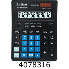 Калькулятор Brilliant CDB1201-BL 12 розрядів 8853448