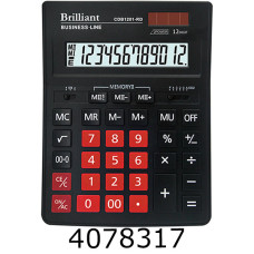 Калькулятор Brilliant CDB1201-RD 12 розрядів 8853549