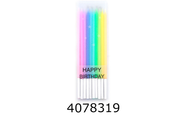 Свічки в торт набір 10 шт. 