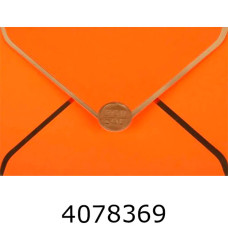 Конверт для грошей подар. помаранчовий 175*125 см ціна за 10 шт 5-85934
