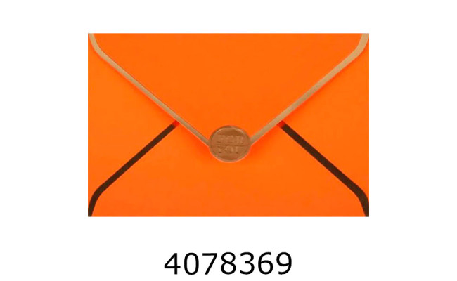 Конверт для грошей подар. помаранчовий 175*125 см ціна за 10 шт 5-85934