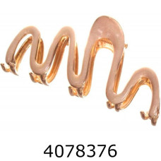 Крабик для волосся 7 см білий 1/12 1-213362