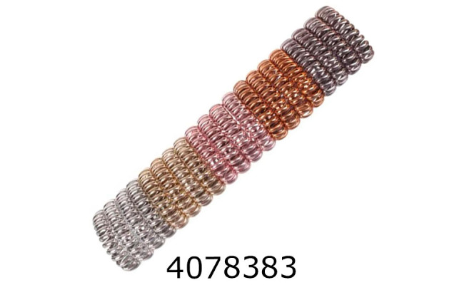 Резинка для волосся Пружинка 20 шт 6 см кольор. ціна за 20 шт 1-215007