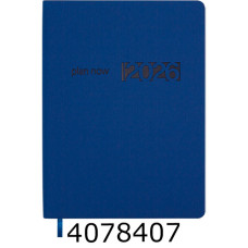 Щоденник А5 дат.2026 Buromax MADERA 288 стр. синій(5) BM.21150-02