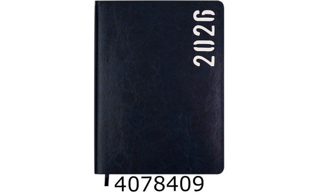 Щоденник А5 дат.2026 Buromax MIND 288 стр. синій(5) BM.21152-02