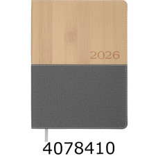 Щоденник А5 дат.2026 Buromax CORAL 288 стр. сірий(5) BM.21155-09
