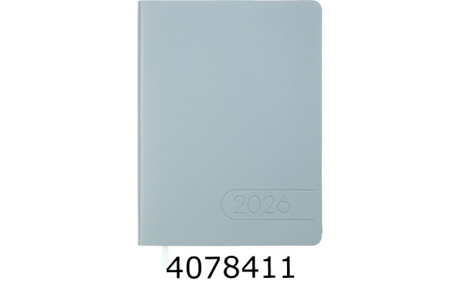 Щоденник А5 дат.2026 Buromax LIGHT MORANDI 288 стр. світ.синій(5) BM.21158-30