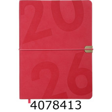 Щоденник А5 дат. 2026р. Buromax BEST 336 арк. малиновий BM.2126-29