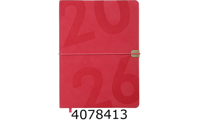 Щоденник А5 дат. 2026р. Buromax BEST 336 арк. малиновий BM.2126-29