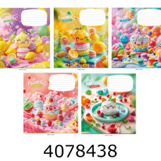 Зошит шк. 12 арк. кл. Школярик глітер 