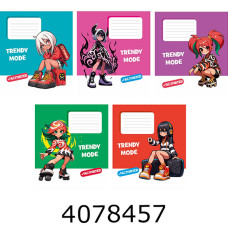 Зошит шк. 24 арк. лін. Школярик виб.УФ-лак 