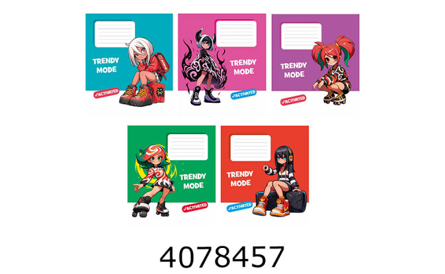 Зошит шк. 24 арк. лін. Школярик виб.УФ-лак 