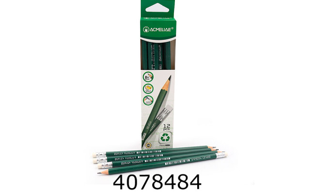 Олівці графіт. ЕКО Woodfree 