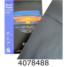 Скетч-бук чорні аркуші  Acmeliae A4 210*297 24P 150g (43855) 43855