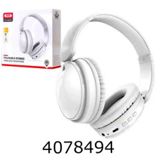 Навушники Bluetooth XO BE36 Crystal Clear Over-Ear білі